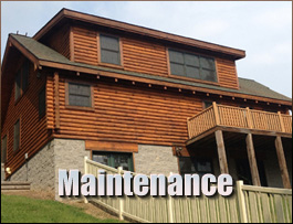  Marston, North Carolina Log Home Maintenance